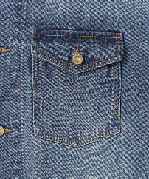 JOURNAL STANDARD(ジャーナルスタンダード)の「《追加》10OZデニム ブルゾン(デニムジャケット・レディース・ブルー系その他・FREE)」の15枚目の写真