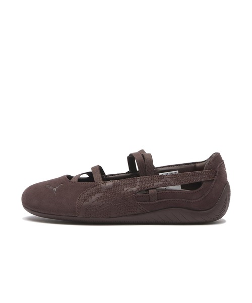 PUMA(プーマ)の「SPEEDCAT BALLET PYTHON WNS 407706-01(バレエシューズ・レディース・ブラウン・23.5cm/24.5cm/23.0cm/24.0cm)」の1枚目の写真