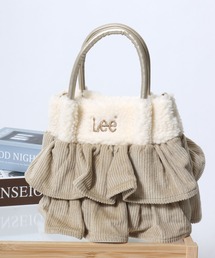 Lee(リー)ボア×コーデュロイ フリル 2WAYバッグ/ショルダーバッグ/ハンドバッグ/ミニバッグ