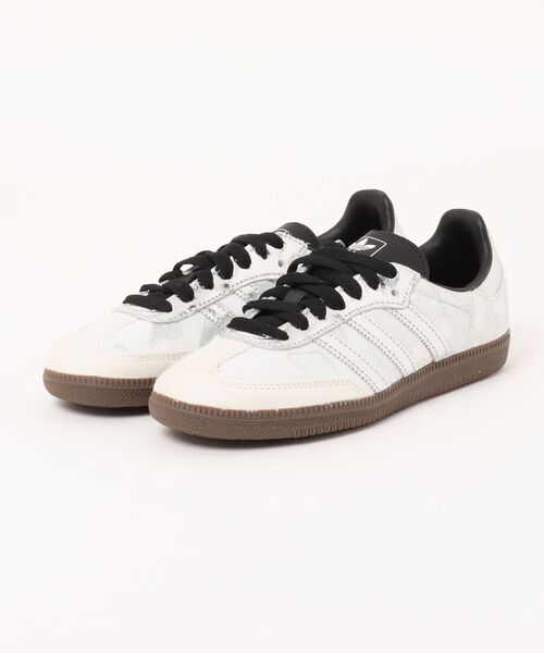 adidas(アディダス)の「ADIDAS アディダス SAMBA OG W サンバ OG W KJ2314 CREA/SILV/CORE(スニーカー・メンズ・シルバー・22.5cm/23.0cm/23.5cm/24.0cm/24.5cm/28.0cm/28.5cm/29.0cm/27.5cm/27.0cm/26.5cm/26.0cm/25.5cm/25.0cm)」の1枚目の写真