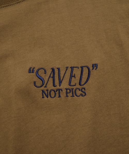 le cercle ADAM ET ROPE'(ルセルクルアダムエロペ)の「ロゴ刺繍バックラウンドヘムロンTEE(Tシャツ/カットソー・レディース・ホワイト/チャコールグレー/ブラウン・FREE)」の10枚目の写真