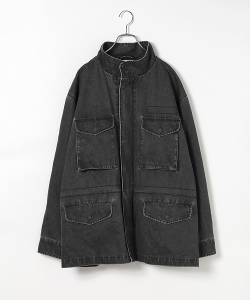 BAYFLOW(ベイフロー)の「フェードM-65ジャケット(ミリタリージャケット・メンズ・ブラック/カーキ/ブラウン・MEDIUM/LARGE)」の6枚目の写真