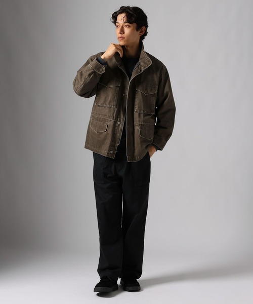 BAYFLOW(ベイフロー)の「フェードM-65ジャケット(ミリタリージャケット・メンズ・ブラック/カーキ/ブラウン・MEDIUM/LARGE)」の13枚目の写真