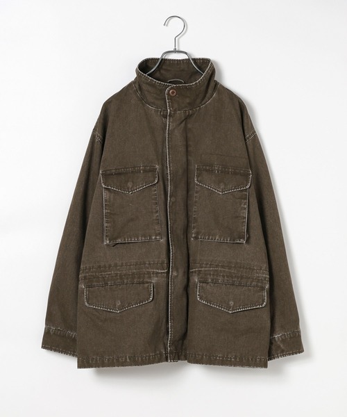 BAYFLOW(ベイフロー)の「フェードM-65ジャケット(ミリタリージャケット・メンズ・ブラック/カーキ/ブラウン・MEDIUM/LARGE)」の17枚目の写真