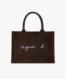 コーデュロイ ラージ トートバッグ "Charlotte" ZAX03D-02