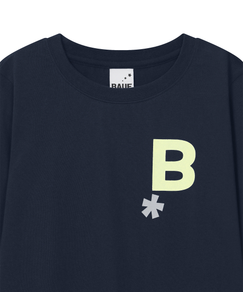 BAUF（バウフ）の「Bロゴスリムフィットロングスリーブ[ネイビー]（Tシャツ/カットソー・レディース・その他・FREE）」の3枚目の写真