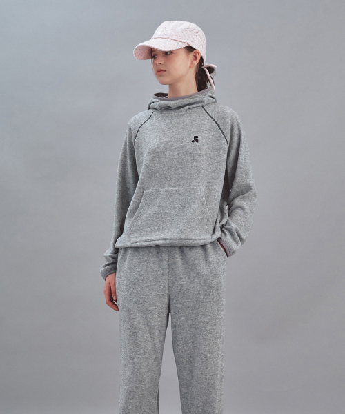 Rest&Recreation（レストアンドレクリエーション）の「STITCH KNIT HOODIE - GREY（パーカー・メンズ・その他・ONE SIZE）」の4枚目の写真