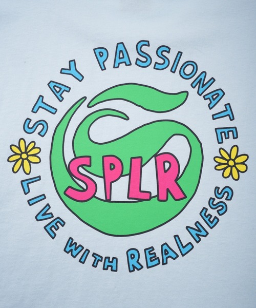 SPLR(エス・ピー・エル・アール)の「SPLR/エスピーエルアール Bloom Tee Tシャツ メンズ 秋物 秋服 2026年秋冬(Tシャツ/カットソー・メンズ・ブルー・XL)」の8枚目の写真