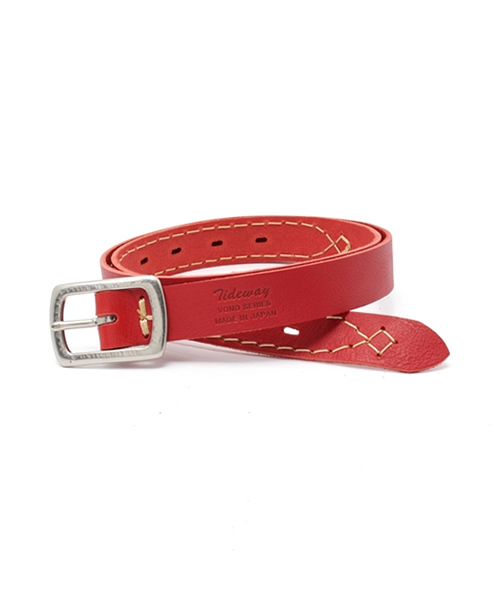 TIDEWAY(タイドウェイ)の「VONO OIL BELT25MM/ベルト(ベルト・メンズ・ブラック/チョコ/ブルー/ブラウン/グリーン/キャメル/レッド/イエロー・FREE)」の8枚目の写真