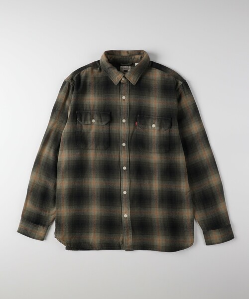 Levi's(リーバイス)の「Levi's JACKSON WORKER チェックシャツ(シャツ/ブラウス・メンズ・ダークグリーン・03/04/05)」の2枚目の写真