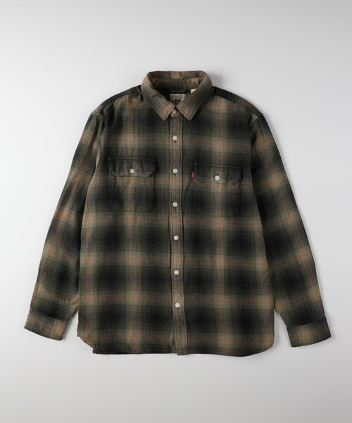 Levi's(リーバイス)の「Levi's JACKSON WORKER チェックシャツ(シャツ/ブラウス・メンズ・ダークグリーン・03/04/05)」の3枚目の写真