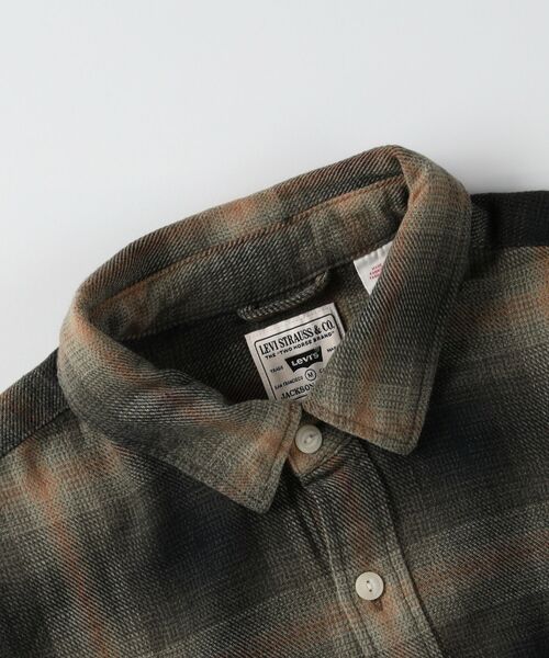 Levi's(リーバイス)の「Levi's JACKSON WORKER チェックシャツ(シャツ/ブラウス・メンズ・ダークグリーン・03/04/05)」の5枚目の写真