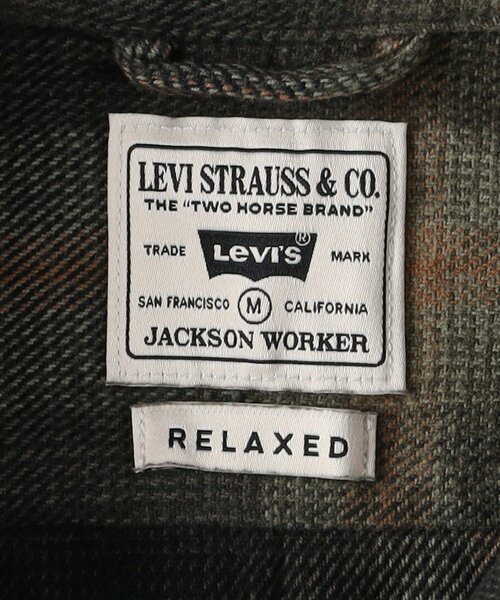 Levi's(リーバイス)の「Levi's JACKSON WORKER チェックシャツ(シャツ/ブラウス・メンズ・ダークグリーン・03/04/05)」の10枚目の写真
