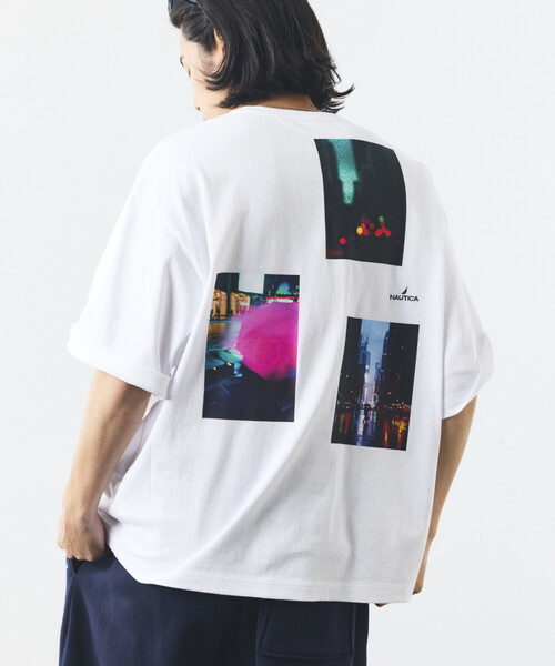 NAUTICA(ノーティカ)の「NAUTICA/ノーティカ Jiro Konami TEE 2(Tシャツ/カットソー・メンズ・ホワイト/ネイビー・MEDIUM/LARGE/SMALL)」の16枚目の写真