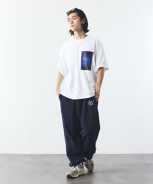NAUTICA(ノーティカ)の「NAUTICA/ノーティカ Jiro Konami TEE 2(Tシャツ/カットソー・メンズ・ホワイト/ネイビー・MEDIUM/LARGE/SMALL)」の15枚目の写真