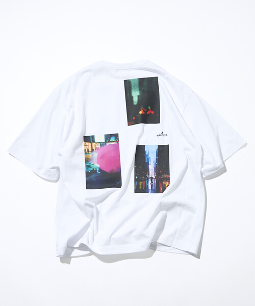 NAUTICA(ノーティカ)の「NAUTICA/ノーティカ Jiro Konami TEE 2(Tシャツ/カットソー・メンズ・ホワイト/ネイビー・MEDIUM/LARGE/SMALL)」の11枚目の写真