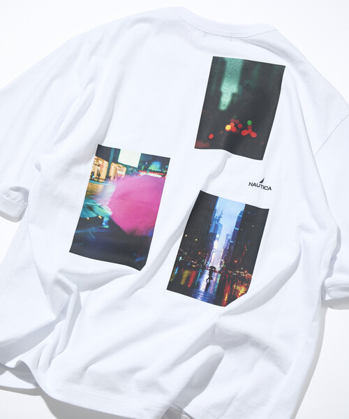 NAUTICA(ノーティカ)の「NAUTICA/ノーティカ Jiro Konami TEE 2(Tシャツ/カットソー・メンズ・ホワイト/ネイビー・MEDIUM/LARGE/SMALL)」の10枚目の写真