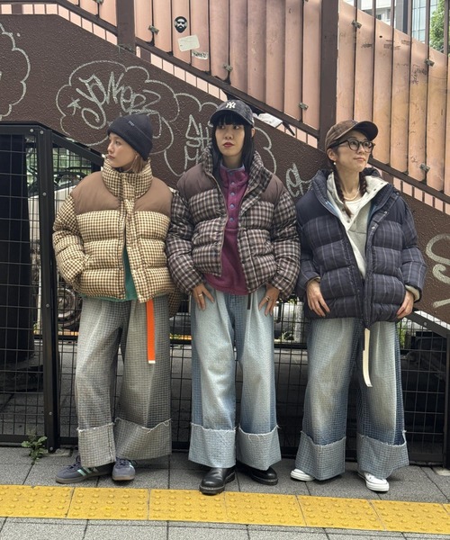 niko and...（ニコアンド）の「[MODE NORM CORE] 中綿パディングブルゾン（ブルゾン・レディース・ブラック/ブラウン/ネイビー・LARGE/MEDIUM）」の9枚目の写真