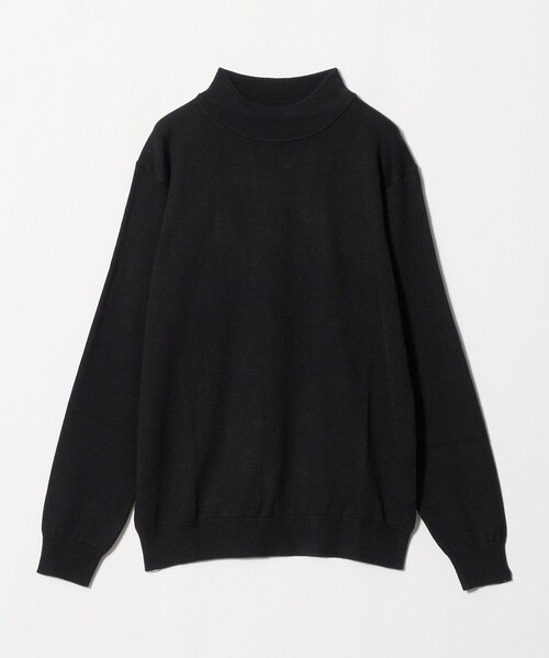 A DAY IN THE LIFE UNITED ARROWS(アデイインザライフユナイテッドアローズ)の「テンジク モックネックニット-ウォッシャブル-<A DAY IN THE LIFE>(ニット/セーター・メンズ・ブラック/グレー系/ナチュラル/ネイビー・XL/L/S/M)」の2枚目の写真