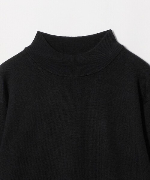 A DAY IN THE LIFE UNITED ARROWS(アデイインザライフユナイテッドアローズ)の「テンジク モックネックニット-ウォッシャブル-<A DAY IN THE LIFE>(ニット/セーター・メンズ・ブラック/グレー系/ナチュラル/ネイビー・XL/L/S/M)」の9枚目の写真