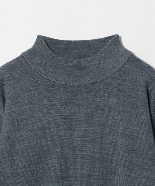 A DAY IN THE LIFE UNITED ARROWS(アデイインザライフユナイテッドアローズ)の「テンジク モックネックニット-ウォッシャブル-<A DAY IN THE LIFE>(ニット/セーター・メンズ・ブラック/グレー系/ナチュラル/ネイビー・XL/L/S/M)」の11枚目の写真