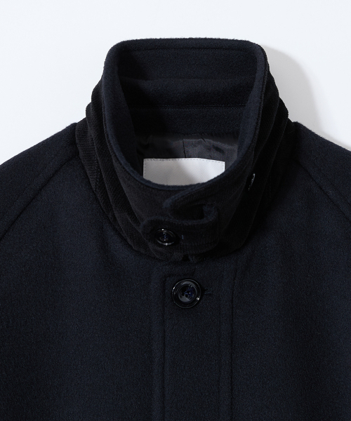 HORLISUN(ホーリーサン)の「メープル ラグランウールショートコート(ダークネイビー)(ダッフルコート・メンズ・その他・SMALL/MEDIUM/LARGE)」の3枚目の写真