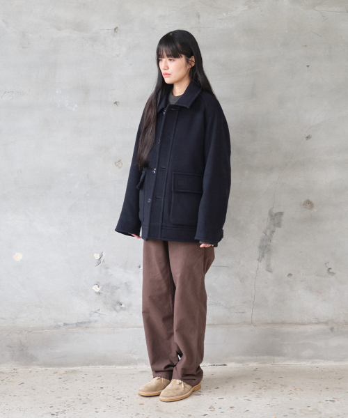 HORLISUN(ホーリーサン)の「メープル ラグランウールショートコート(ダークネイビー)(ダッフルコート・メンズ・その他・SMALL/MEDIUM/LARGE)」の7枚目の写真
