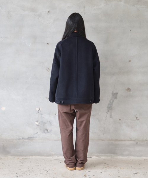 HORLISUN(ホーリーサン)の「メープル ラグランウールショートコート(ダークネイビー)(ダッフルコート・メンズ・その他・SMALL/MEDIUM/LARGE)」の8枚目の写真