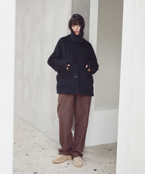 HORLISUN(ホーリーサン)の「メープル ラグランウールショートコート(ダークネイビー)(ダッフルコート・メンズ・その他・SMALL/MEDIUM/LARGE)」の10枚目の写真