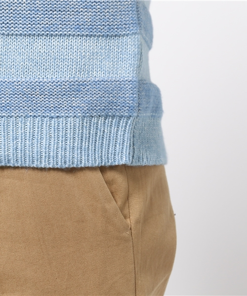 ikka(イッカ)の「5Gボーダーマリンプルオーバー(Tシャツ/カットソー・レディース・ネイビー/スカイブルー/オフホワイト・FREE)」の8枚目の写真