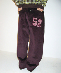 AMESWORLDWIDE（アメスワールドワイド）の「オーバーフィット コーデュロイ 52パンツ パープル（その他パンツ）」