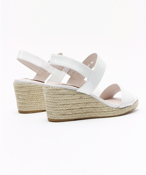 LUSSO MALENA（ルッソマレーナ）の「2本ベルトサンダル（サンダル・レディース・ブラック/シルバー/ホワイト・39/37/35/38/36）」の5枚目の写真