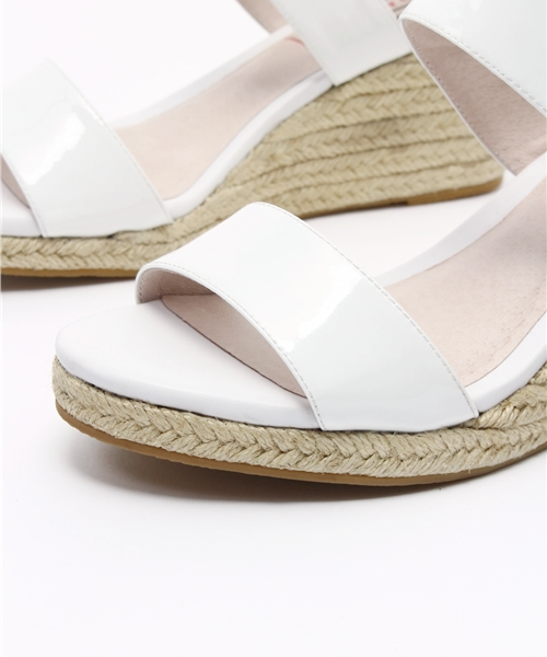 LUSSO MALENA（ルッソマレーナ）の「2本ベルトサンダル（サンダル・レディース・ブラック/シルバー/ホワイト・39/37/35/38/36）」の6枚目の写真