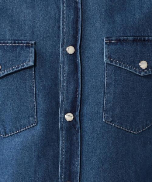 【美品】  Acne Studios / アクネストゥディオズ | Ewing Den デニム シャツ / FN-WN-BLOU000834 | 38 | インディゴ | レディース ACNE（アクネ）の「＜Acne Studios (アクネ ストゥディオズ)＞Ewing