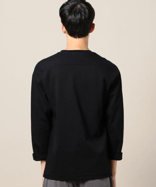 BEAUTY&YOUTH UNITED ARROWS（ビューティーアンドユースユナイテッドアローズ）の「BY ポンチ フォルム カットソー -MADE IN JAPAN-◆（Tシャツ/カットソー・メンズ・ブラック/ホワイト・LARGE/MEDIUM/SMALL/X-LARGE）」の3枚目の写真