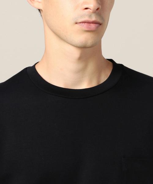 BEAUTY&YOUTH UNITED ARROWS（ビューティーアンドユースユナイテッドアローズ）の「BY ポンチ フォルム カットソー -MADE IN JAPAN-◆（Tシャツ/カットソー・メンズ・ブラック/ホワイト・LARGE/MEDIUM/SMALL/X-LARGE）」の7枚目の写真