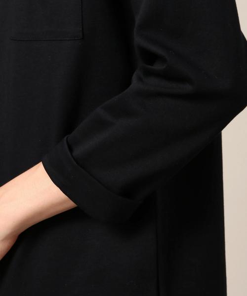 BEAUTY&YOUTH UNITED ARROWS（ビューティーアンドユースユナイテッドアローズ）の「BY ポンチ フォルム カットソー -MADE IN JAPAN-◆（Tシャツ/カットソー・メンズ・ブラック/ホワイト・LARGE/MEDIUM/SMALL/X-LARGE）」の8枚目の写真