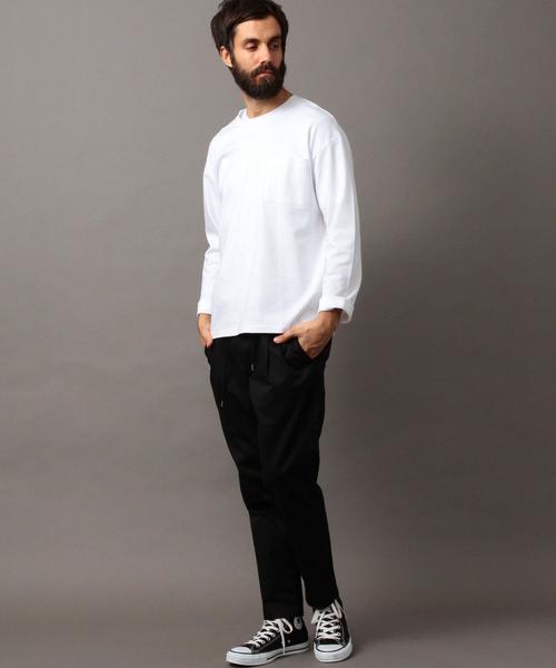 BEAUTY&YOUTH UNITED ARROWS（ビューティーアンドユースユナイテッドアローズ）の「BY ポンチ フォルム カットソー -MADE IN JAPAN-◆（Tシャツ/カットソー・メンズ・ブラック/ホワイト・LARGE/MEDIUM/SMALL/X-LARGE）」の16枚目の写真