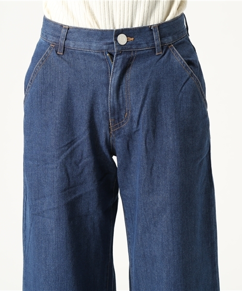 SpRay（スプレイ）の「【新色登場】デニムワイドパンツ（デニムパンツ・レディース・ネイビー/ブルー/ブルー系その他・MEDIUM/SMALL）」の7枚目の写真