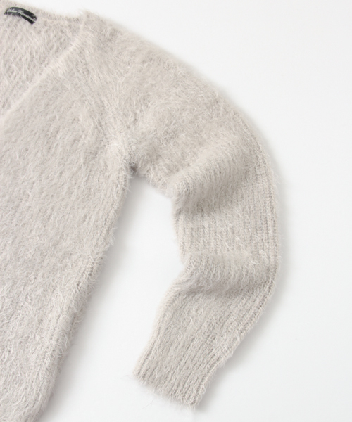 URBAN RESEARCH（アーバンリサーチ）の「UR モヘヤカーディガン（カーディガン/ボレロ・レディース・グレー系その他/エメラルド/サックスブルー・FREE）」の15枚目の写真