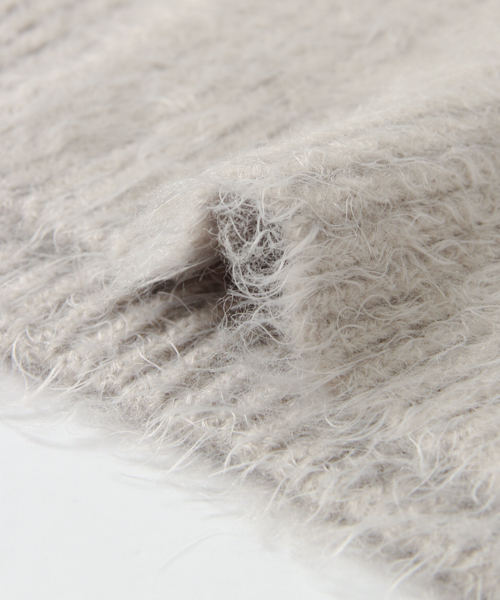 URBAN RESEARCH（アーバンリサーチ）の「UR モヘヤカーディガン（カーディガン/ボレロ・レディース・グレー系その他/エメラルド/サックスブルー・FREE）」の9枚目の写真