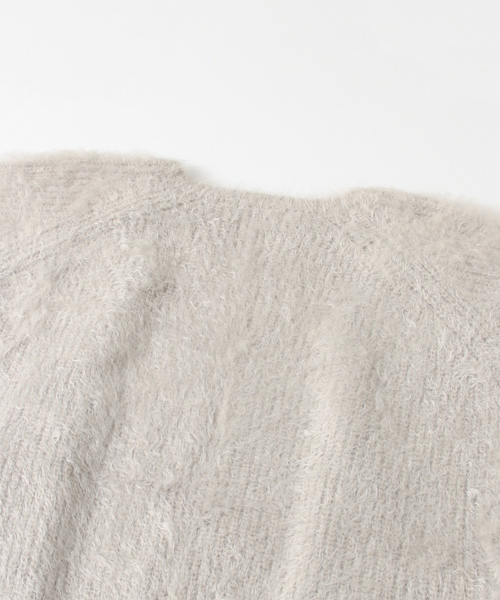 URBAN RESEARCH（アーバンリサーチ）の「UR モヘヤカーディガン（カーディガン/ボレロ・レディース・グレー系その他/エメラルド/サックスブルー・FREE）」の11枚目の写真