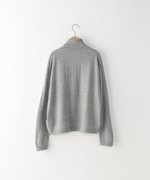 Steven Alan(スティーブンアラン)の「<crepuscule>TURTLE NECK KNIT PULLOVER/ニット Ψ :(ニット/セーター・レディース・ライトグレー/ワインレッド・0)」の3枚目の写真