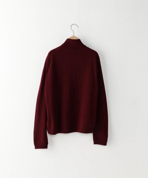 Steven Alan(スティーブンアラン)の「<crepuscule>TURTLE NECK KNIT PULLOVER/ニット Ψ :(ニット/セーター・レディース・ライトグレー/ワインレッド・0)」の8枚目の写真