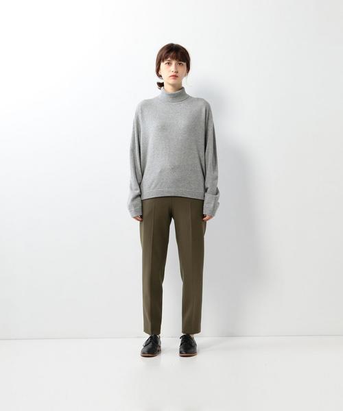 Steven Alan(スティーブンアラン)の「<crepuscule>TURTLE NECK KNIT PULLOVER/ニット Ψ :(ニット/セーター・レディース・ライトグレー/ワインレッド・0)」の10枚目の写真
