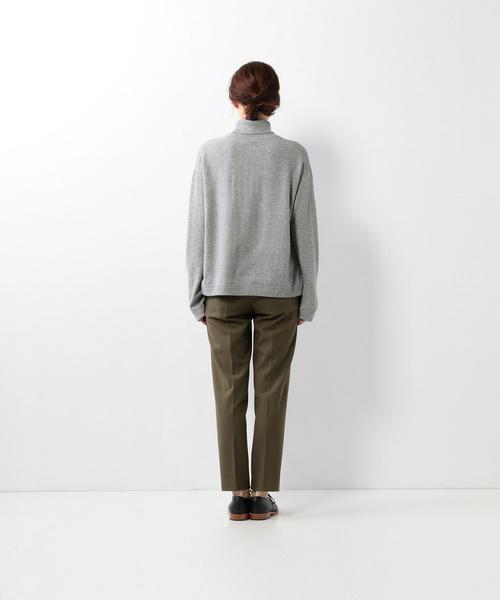 Steven Alan(スティーブンアラン)の「<crepuscule>TURTLE NECK KNIT PULLOVER/ニット Ψ :(ニット/セーター・レディース・ライトグレー/ワインレッド・0)」の12枚目の写真