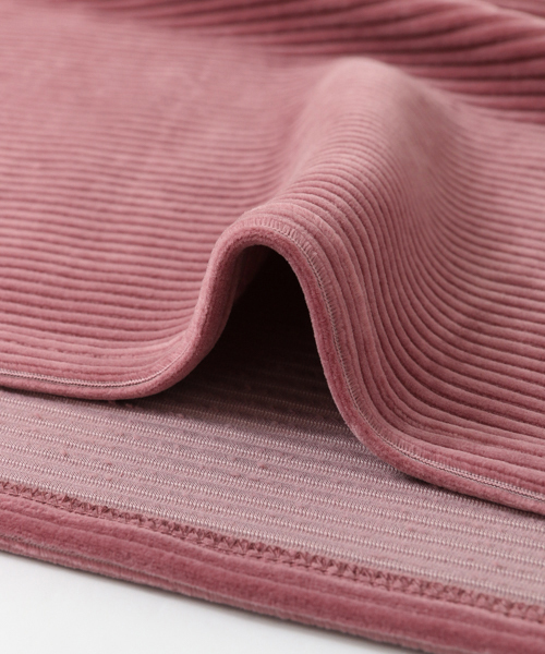 KBF（ケイビーエフ）の「KBF ベロアフーディー（Tシャツ/カットソー・レディース・チャコールグレー/グレー/ピンク・ONE）」の9枚目の写真