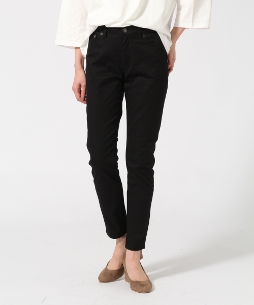 GLOBAL WORK（グローバルワーク）の「【抜群のストレッチ】ストレッチスリムパンツ/736948（その他パンツ・レディース・ブラック/ネイビー/ライトブルー/ブラウン・SMALL/LARGE/MEDIUM/X-LARGE）」の2枚目の写真