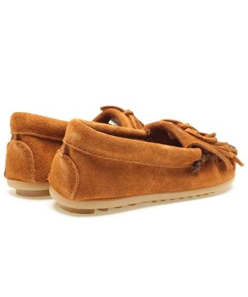 BEAUTY&YOUTH UNITED ARROWS(ビューティーアンドユースユナイテッドアローズ)の「BK ¨ MINNETONKA スウェード モカシン ◆(モカシン/デッキシューズ・キッズ・ブラウン・7/8/9/10/11/12/13)」の4枚目の写真