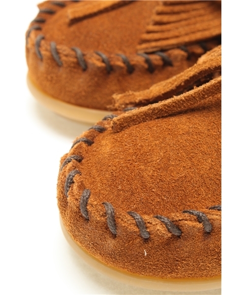 BEAUTY&YOUTH UNITED ARROWS(ビューティーアンドユースユナイテッドアローズ)の「BK ¨ MINNETONKA スウェード モカシン ◆(モカシン/デッキシューズ・キッズ・ブラウン・7/8/9/10/11/12/13)」の8枚目の写真